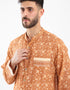 Printed shirt with small front pocket